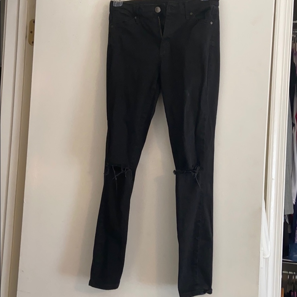 Topshop Black MOTO jeans